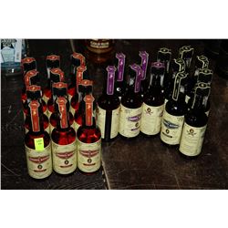 TWNETY-FOUR SMALL BOTTLES SCRAPPIES BITTERS