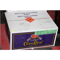 CASE W/ TWELVE 750ML BOTTLES CROWN ROYAL