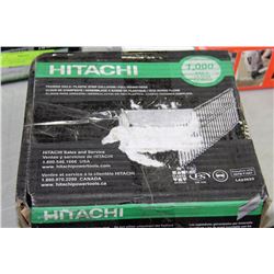 BOX OF HITACHI 3-1/4" ROOFING NAILS - 1,000 PIECES