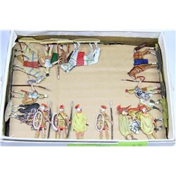 COLLECTION OF 1940'S ZINNFIGUREN - ANCIENT ROMANS