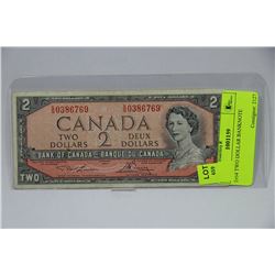 1954 TWO DOLLAR BANKNOTE