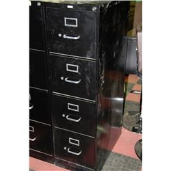 BLACK LEGAL SIZE FILING CABINET