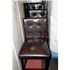 Image 1 : SET OF WOOD & LEATHERETTE CHAIRS