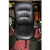 Image 1 : BLACK LEATHERETTE OFFICE CHAIR