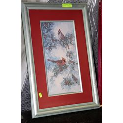 "WINTER GREEN - CARDINAL" BY GERE LEEDS