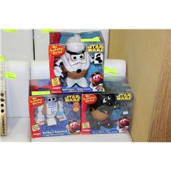 STAR WARS EDITION MR POTATO HEAD X3