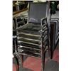 Image 1 : SET OF 6 STACKING CHAIRS