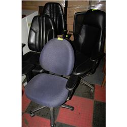 FIVE ASST. OFFICE CHAIRS