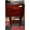 Image 1 : SET OF FOUR WOODEN TV TRAYS WITH STAND