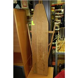 VINTAGE WOODEN IRONING BOARD