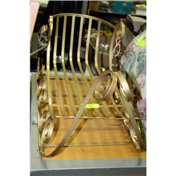 LARGE BRASS SLEIGH