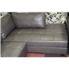 Image 2 : NEW  LEATHERETTE L SHAPED SECTIONAL ON CHOICE