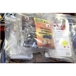 FIVE BUNDLES OF HUNTING BROAD HEADS AS THEY COME