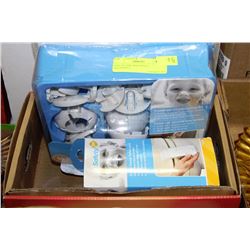 BOX OF CHILDPROOFING ACCESSORIES