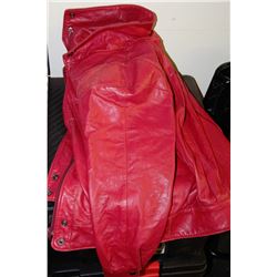 RED LEATHER JACKET