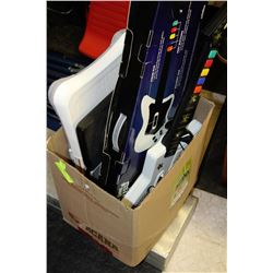 BOX OF ASSORTED GAMING ACCESSORIES