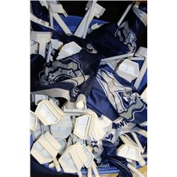 BOX OF EDMONTON OILERS CAR FLAGS