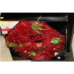 24" LED BATTERY OPERATED CHRISTMAS WREATH