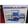 Image 1 : PAIR OF DESIGN-A-CUBES STORAGE UNIT
