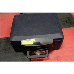 SENTRY BLACK DOCUMENT SAFE W/ 2 KEYS