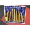 Image 1 : 12-PC CHISEL & PUNCH SET IN BLUE SOFT CASE