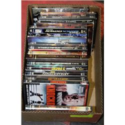 BOX W/ COLLECTION OF WRESTLING CHAMPIONSHIP DVDS