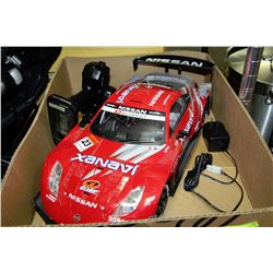 BOX W/REMOTE CONTROL RED NISSAN RACE