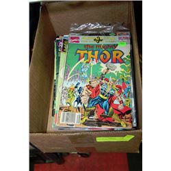 BOX OF 40  MINT AND VINTAGE COMICS