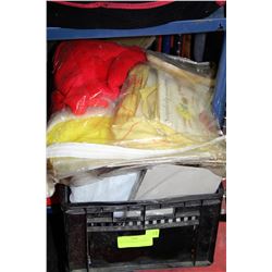 CRATE OF SEAMSTRESS SUPPLIES