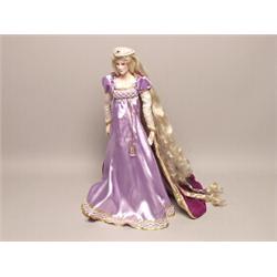 Rapunzel Porcelain Face Doll