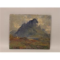 British 19th C Oil on Canvas 