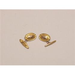 Pair of Gold Cufflinks  5 Grams