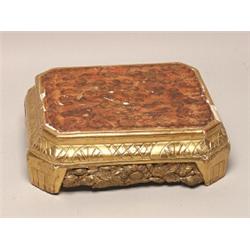 Italian 18th C Gilt Wood Pedestal Stand