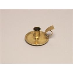 Mid 18th C. French Brass Chamber Stick