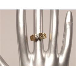 Diamond Solitaire Ring in Gold 14K Setting