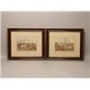 H. Murray Pair Hunt Scene Watercolors