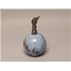Image 4 : 19th C. Atomizer Pewter & Painted Porcelain