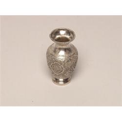 Russian Provincial Hallmarked Small Vase