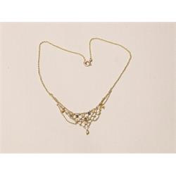Antique Yellow Gold Necklace 