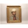 Image 1 : Victorian Orientalist Portrait Oil on Canvas