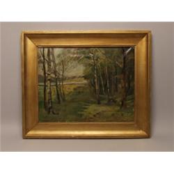 Oil on Canvas Ca.1900 Signed Miller 