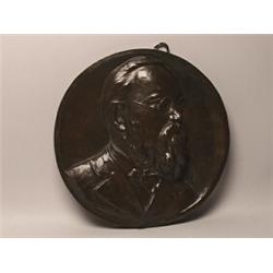 Bronze Plaque 1898 Signed Eugene De Plym?