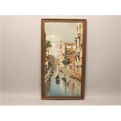 A. Minotti Venetian Watercolour Landscape
