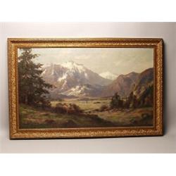 Max Cornelius Signed Oil on Canvas 1910