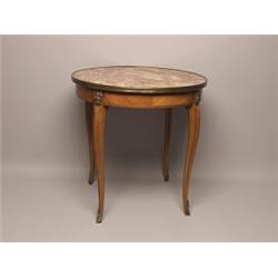 Antique Circular Marble Topped Table