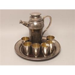 Japanese Asahishoten Sterling Martini Service