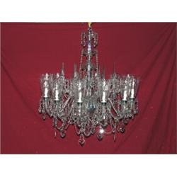 Fine Quality European Cut Crystal Chandelier