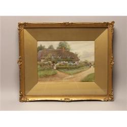 Ethel Hughes British Watercolor Early 20th C.