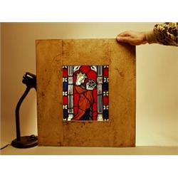 St. Catherine Stained Glass Panel 