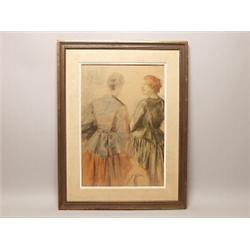 Pastel Drawing Signed Degas